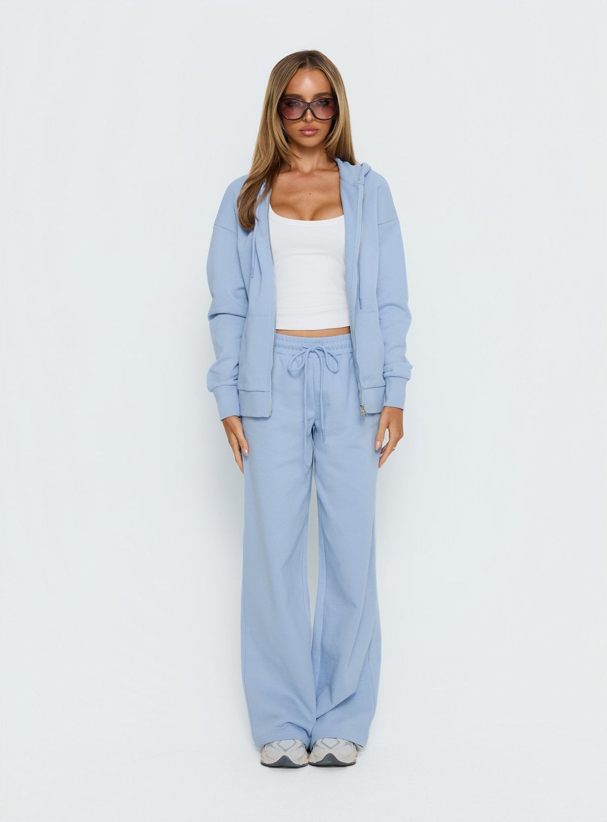 All Day Straight Leg Sweatpants Icy Blue