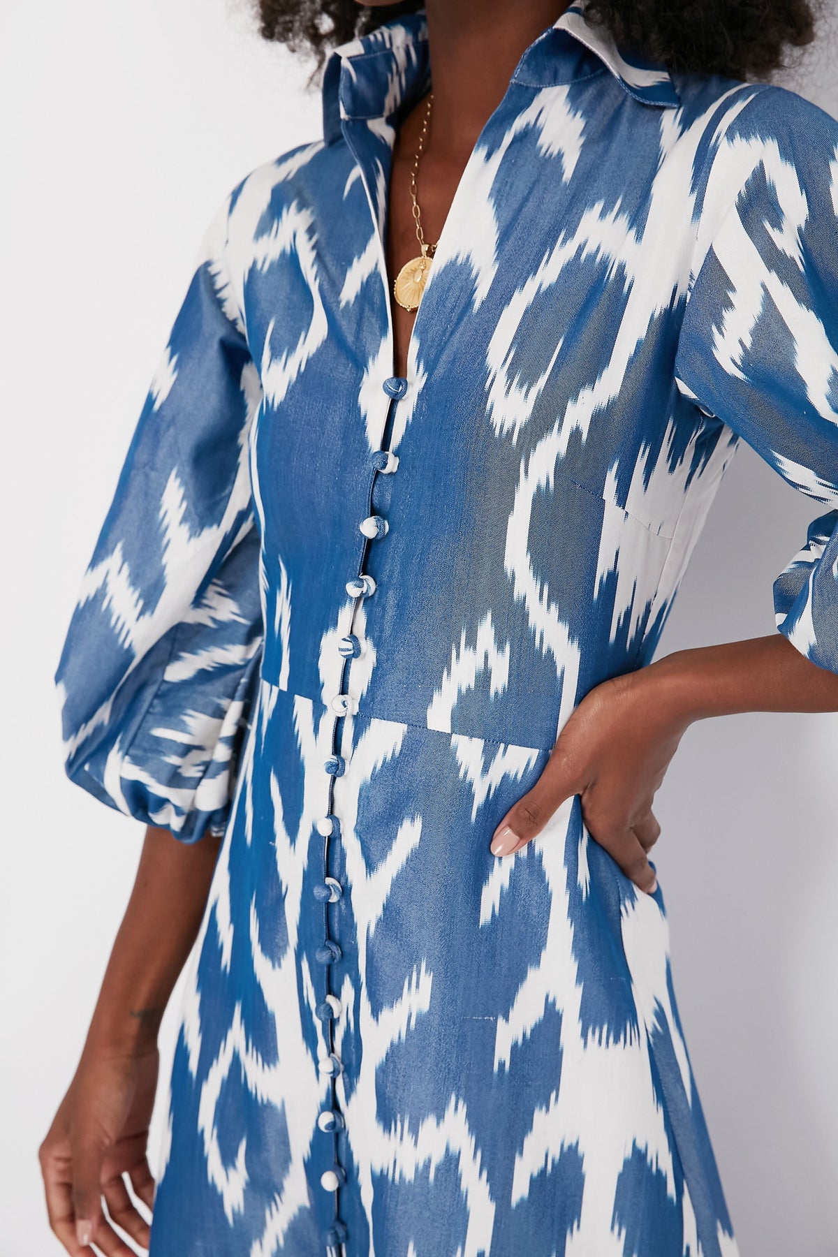 Blue Jodhpur Dress