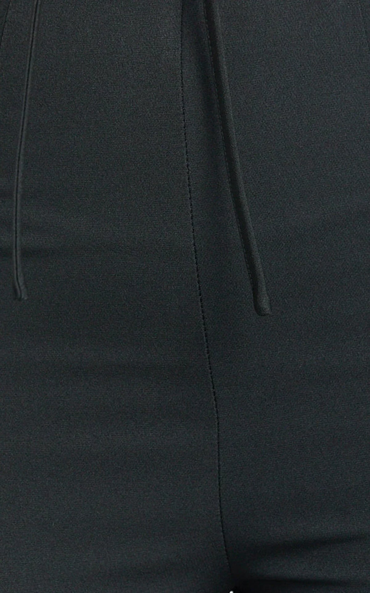 Nola Pants - Mid Waisted Pleated Flare Pants in Black