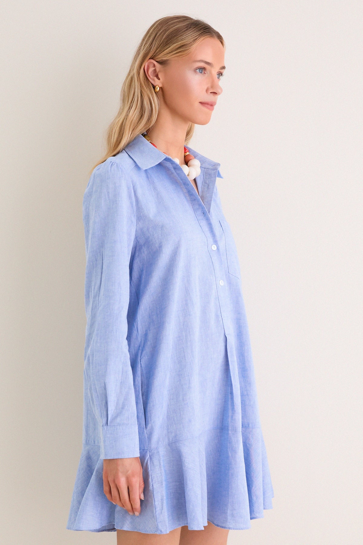 Chambray Callahan Shirt Dress