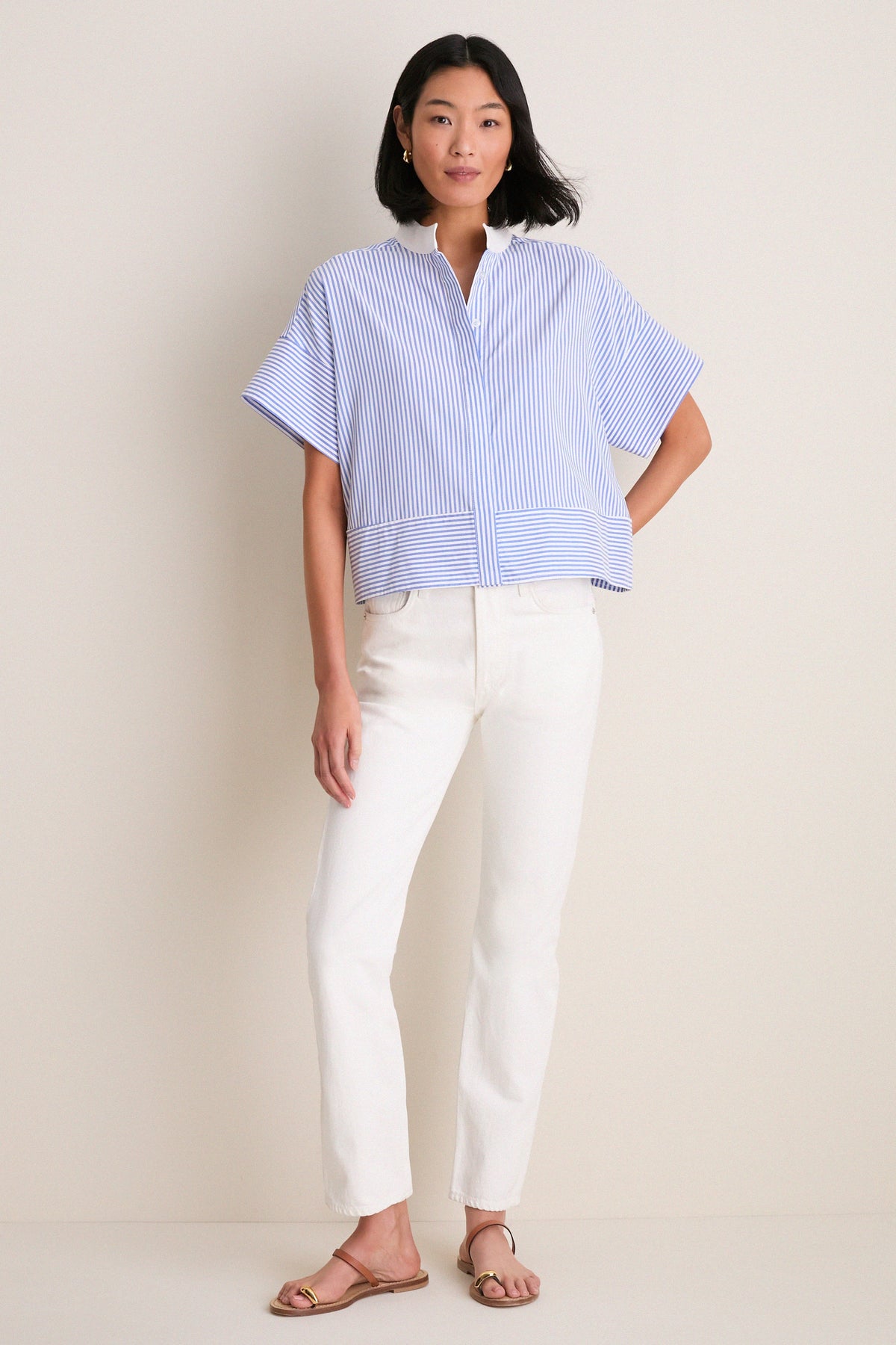 Blue Stripe Sofia Shirt