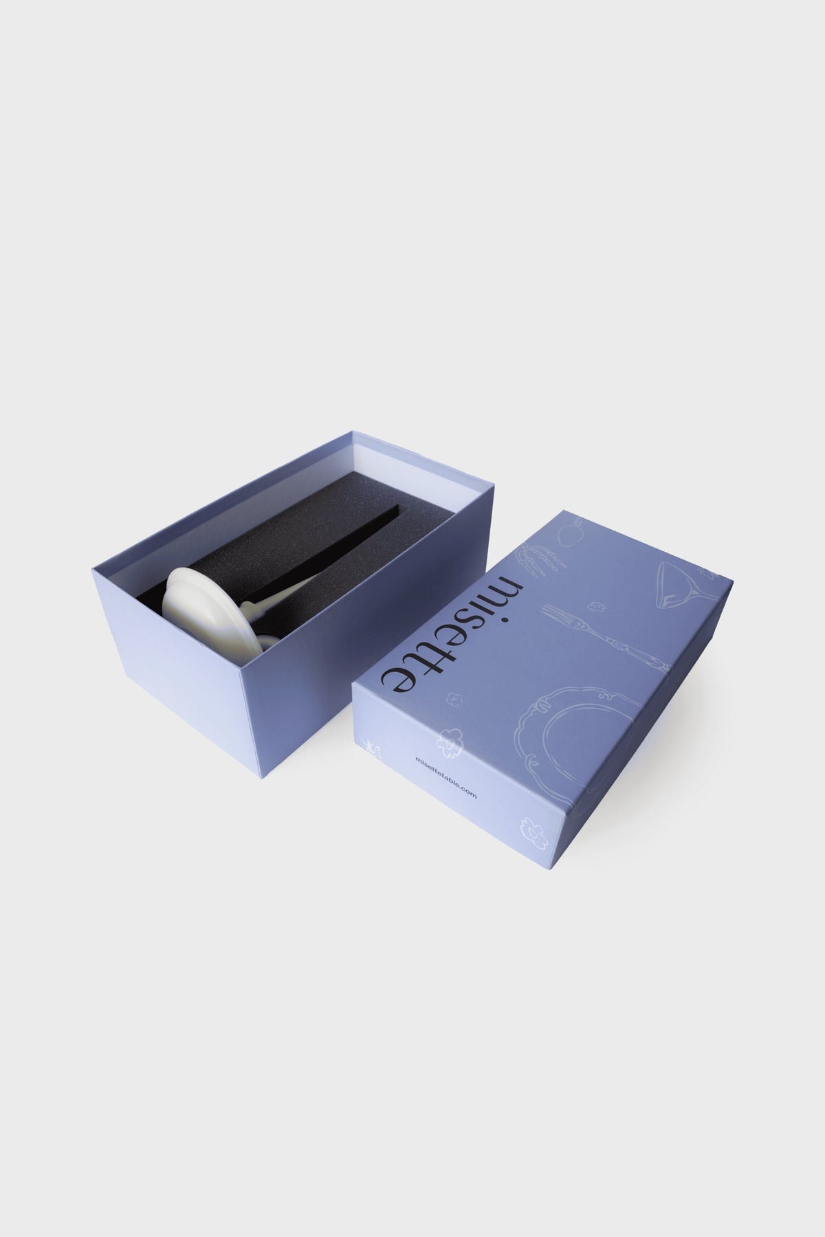 Blue Molded Soy Wax Candle