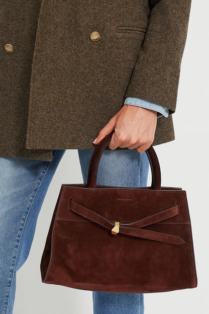 Chestnut Veronica Beard Dash Bag