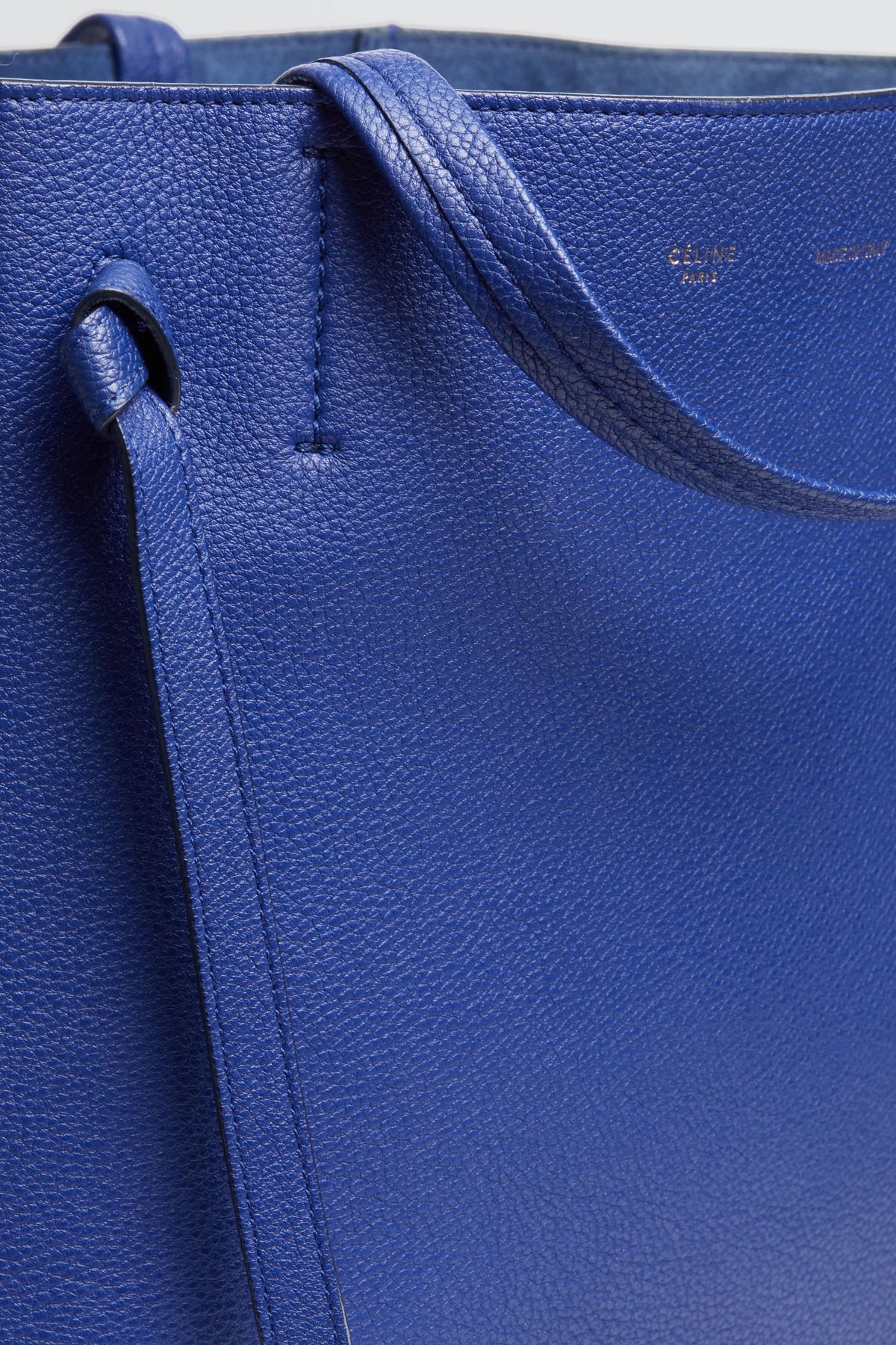 Celine Blue Phantom Cabas Tote