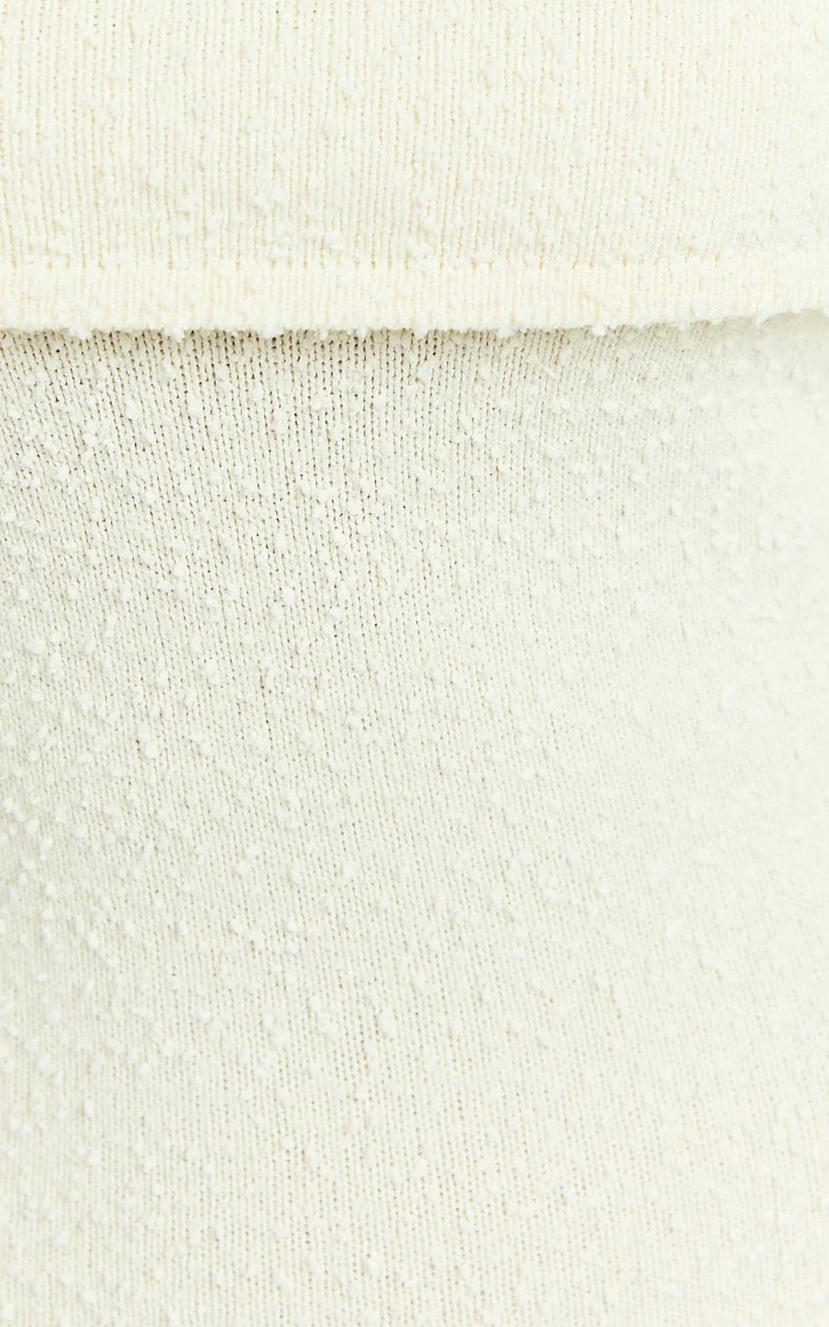 Pietra Maxi Dress - Knit Off Shoulder Dress in Cream