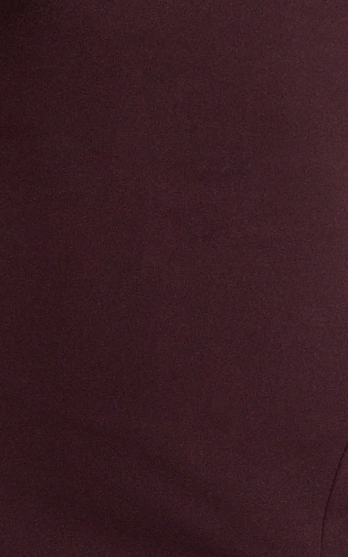 Raya Maxi Dress - Deep V Neck Low Back Bodycon Dress in Wine