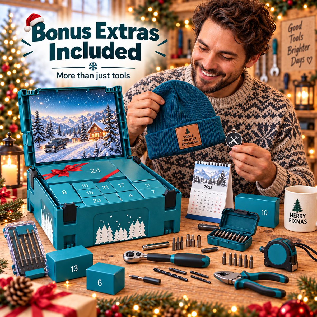 🔥 24-Day Tool Advent Calendar – 24 Tools He’ll Actually Use This Christmas!
