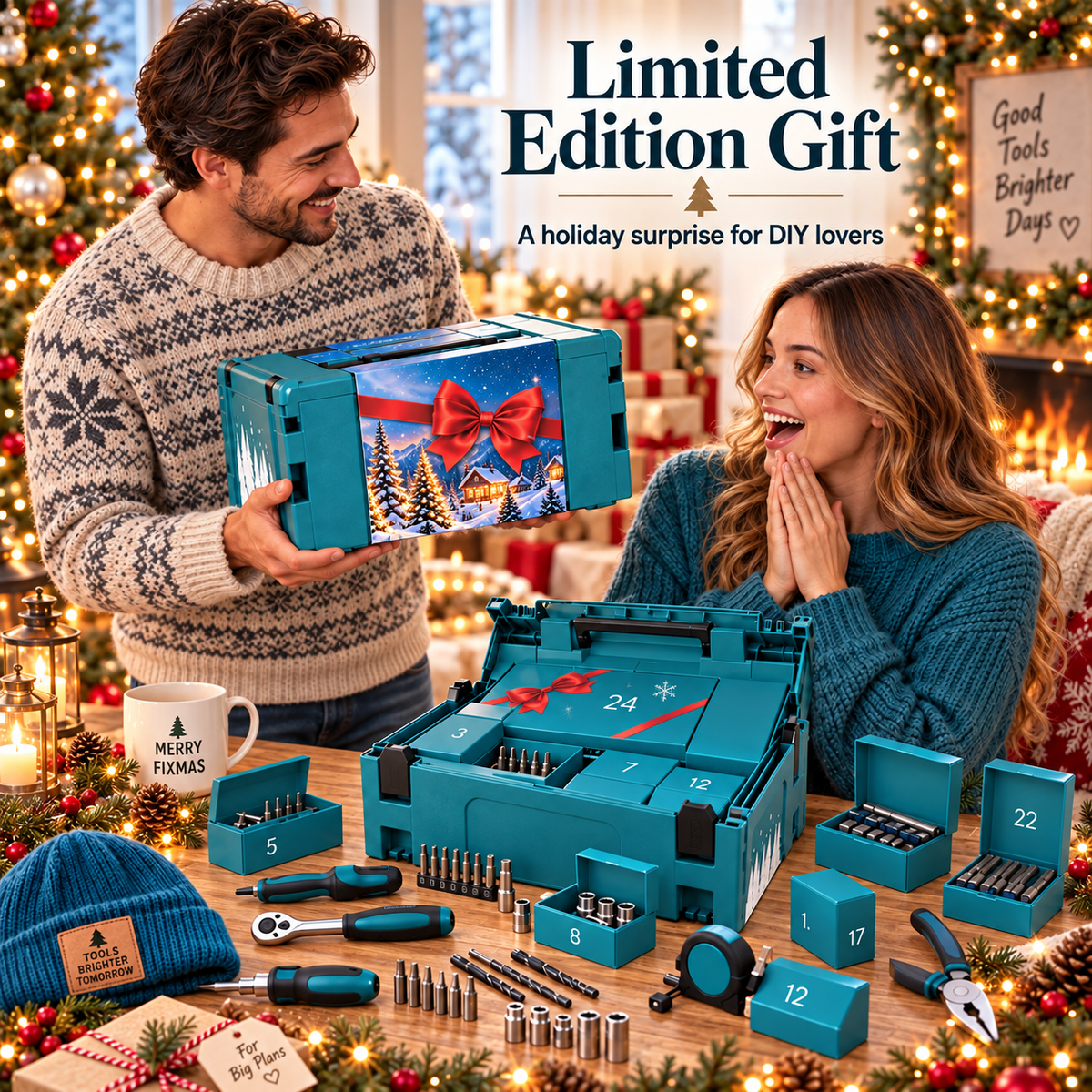 🔥 24-Day Tool Advent Calendar – 24 Tools He’ll Actually Use This Christmas!