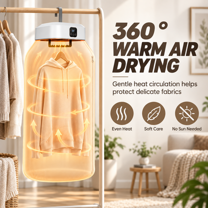 🍂 Fall Sale – Portable Garment Dryer – Compact & Efficient