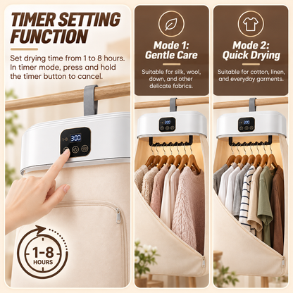 🍂 Fall Sale – Portable Garment Dryer – Compact & Efficient