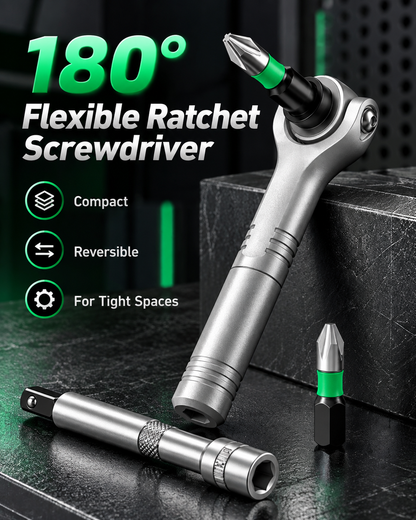 🔥 Limited-Time Deal: 24-in-1 Magnetic Ratcheting Screwdriver Set for Tight Spaces!