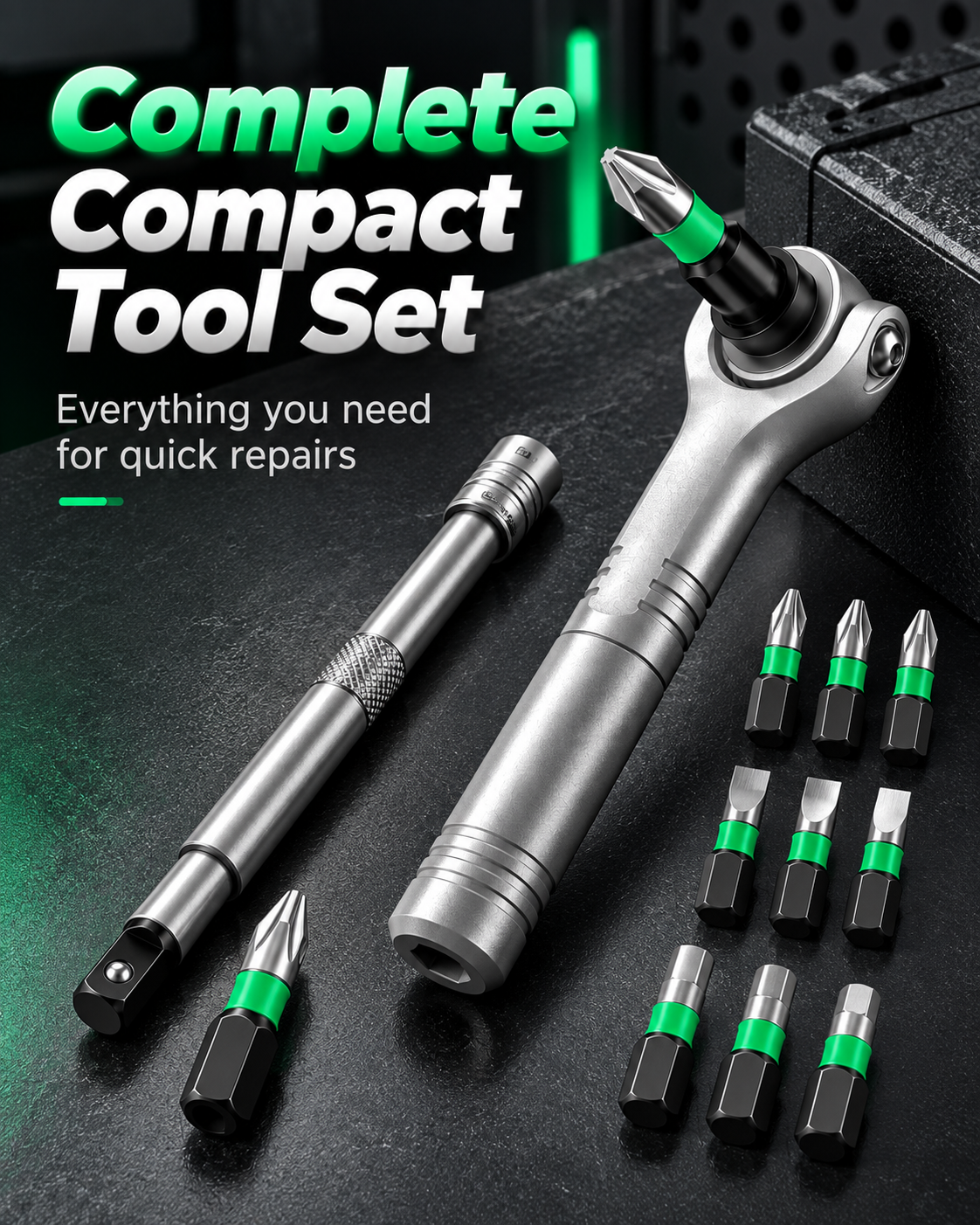 🔥 Limited-Time Deal: 24-in-1 Magnetic Ratcheting Screwdriver Set for Tight Spaces!