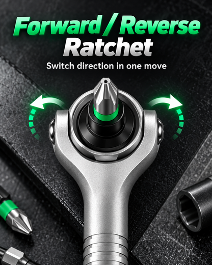 🔥 Limited-Time Deal: 24-in-1 Magnetic Ratcheting Screwdriver Set for Tight Spaces!