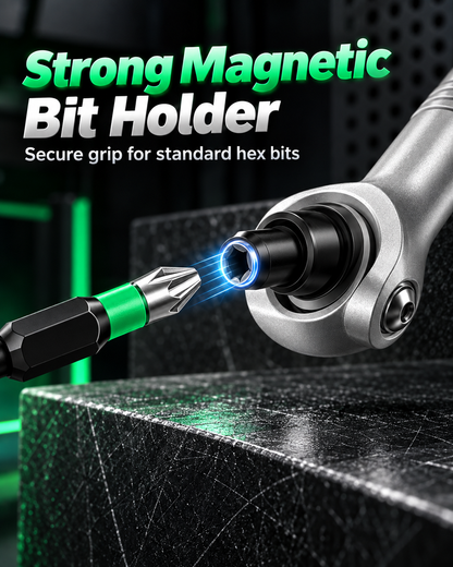 🔥 Limited-Time Deal: 24-in-1 Magnetic Ratcheting Screwdriver Set for Tight Spaces!