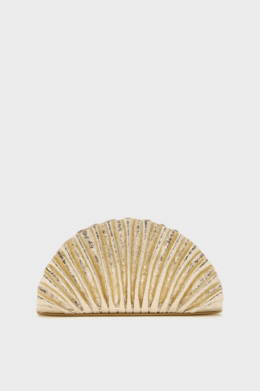 Bright Brass Mini Nala Clutch