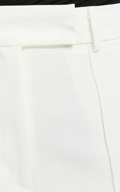 Rogers Pants - High Waisted Pants in Off White