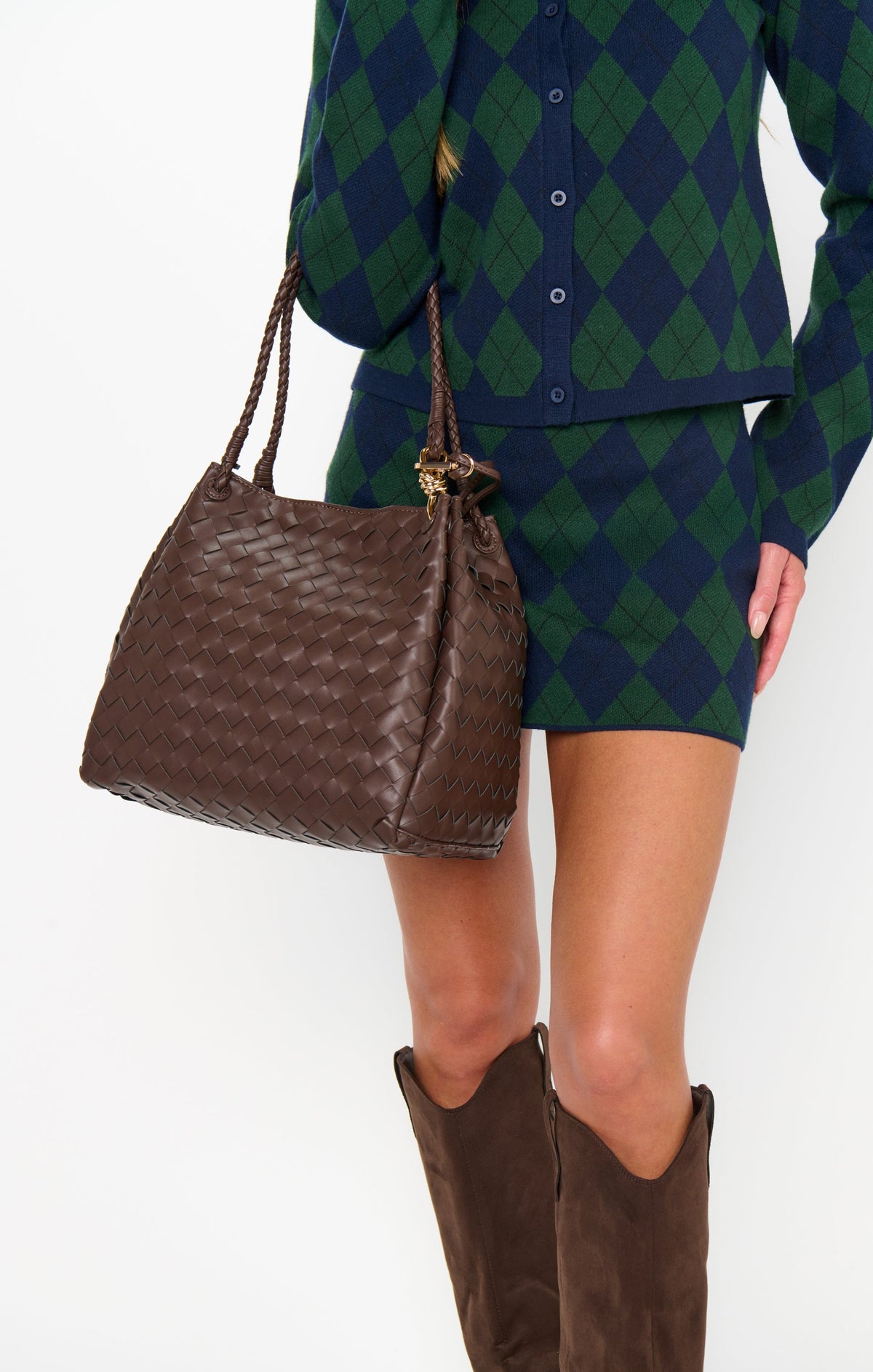 Billini Leni Shoulder Bag ~ Chocolate