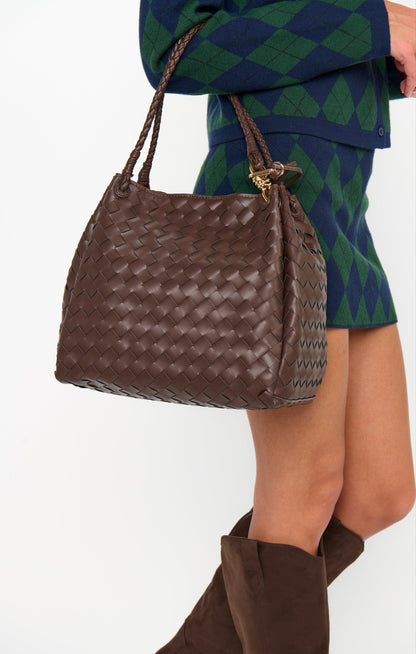 Billini Leni Shoulder Bag ~ Chocolate