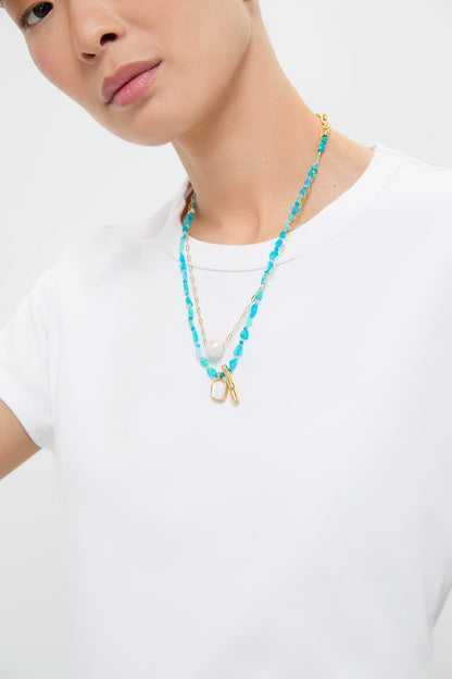 Blue Mikayo Necklace