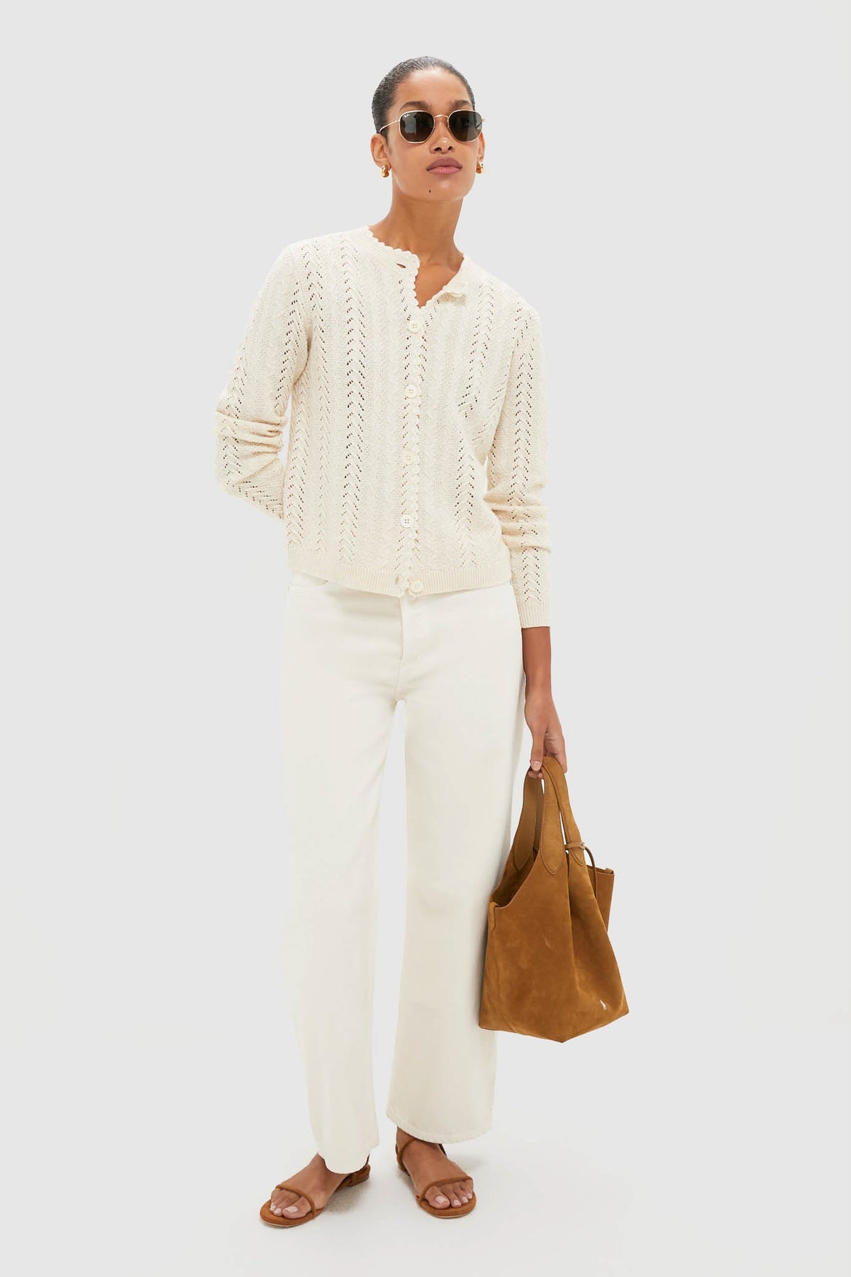 Champagne Annalise Cardigan