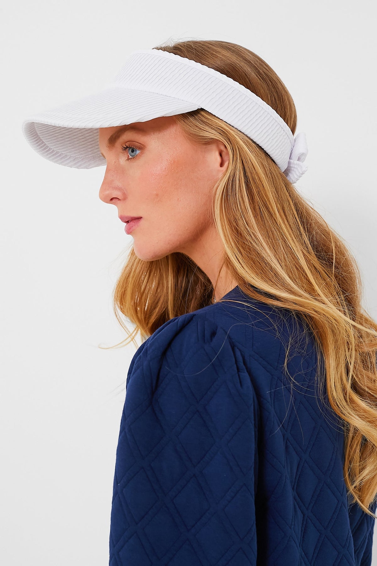 Chalk Swimmer Bow Tie Visor
