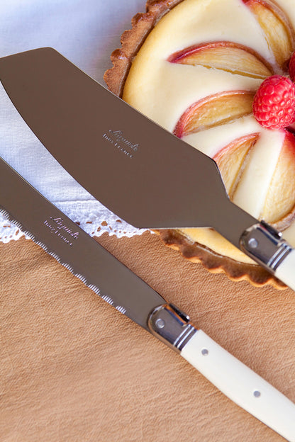 Cake Set Ivory Cake Slicer and Bread Knife