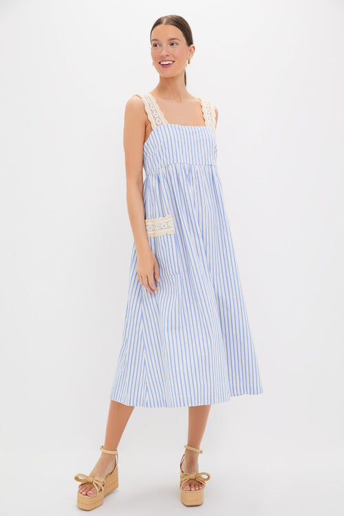 Blue Stripe Harbour Dress