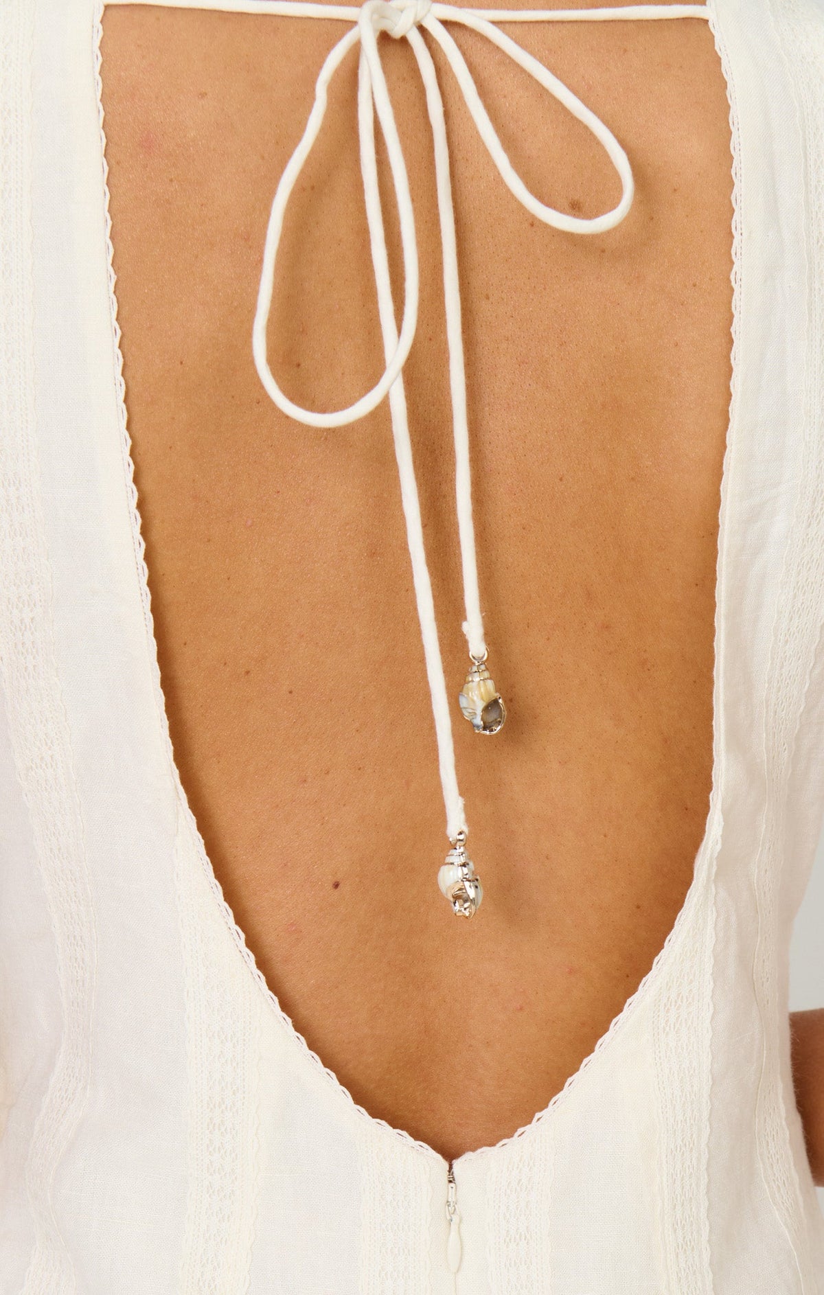 Ciao Mini Dress ~ White Eyelet Embroidery