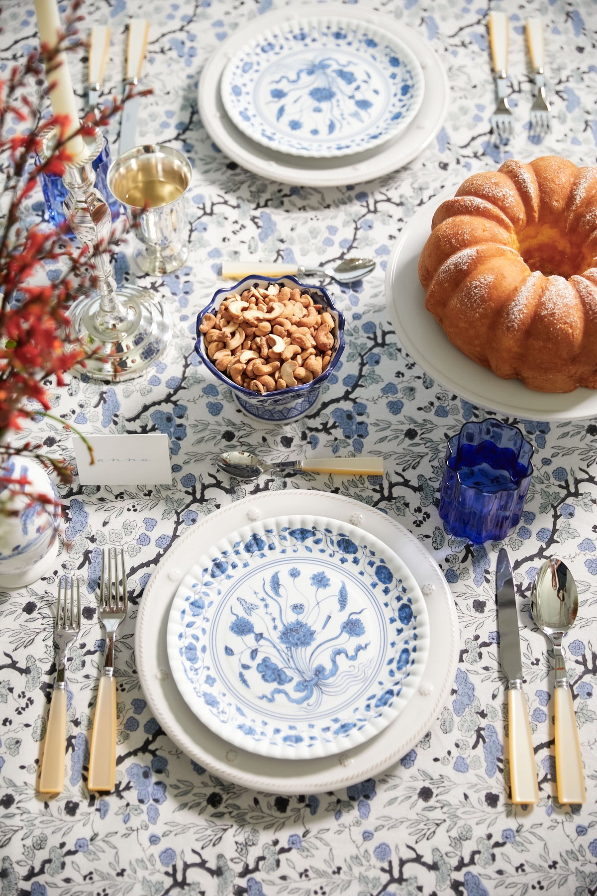Botanical Melamine Plates (Set of 4)
