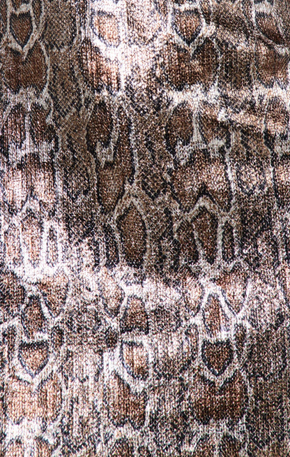 Lets Go Mini Dress ~ Metallic Snake