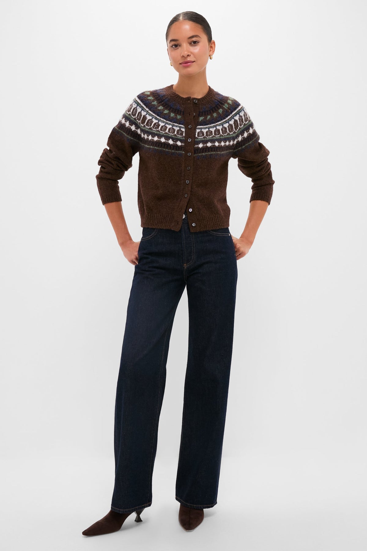 Chestnut Amina Fairisle Sweater