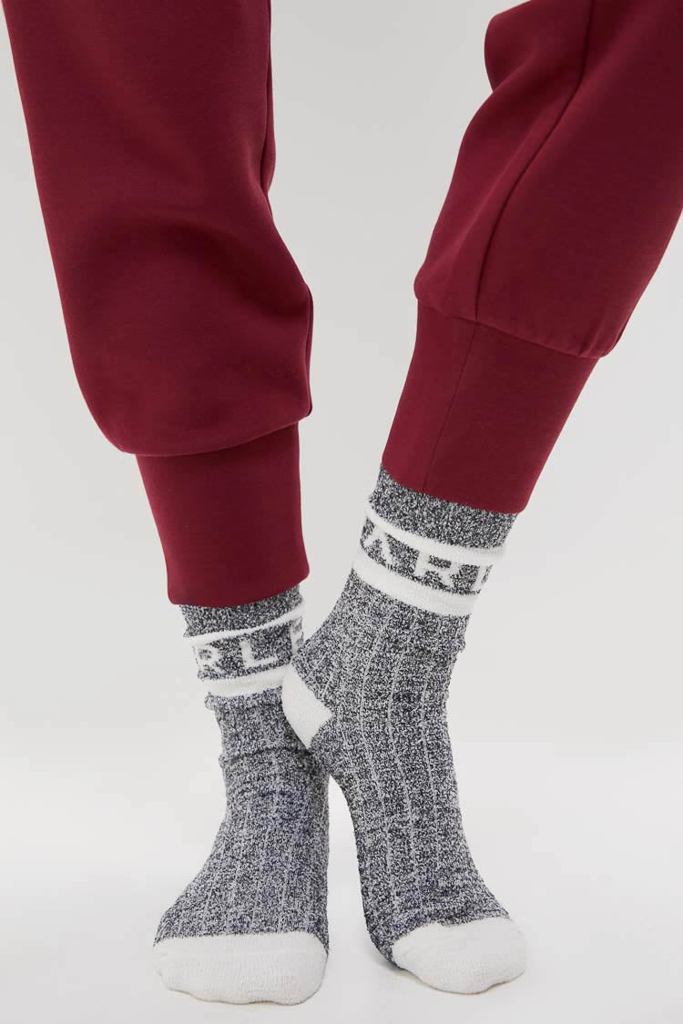 Charcoal Marl Spencer Sock