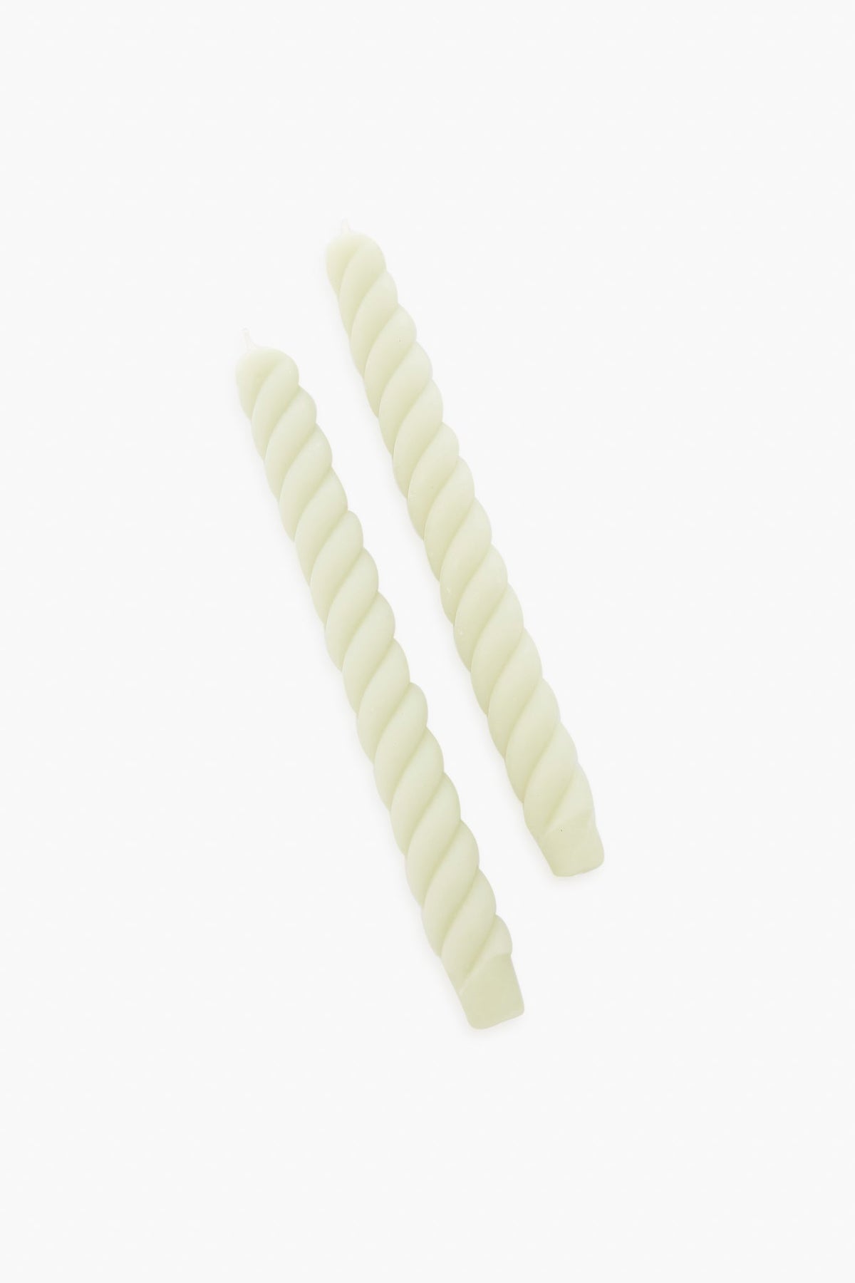 Celadon Rope Tapers Pair