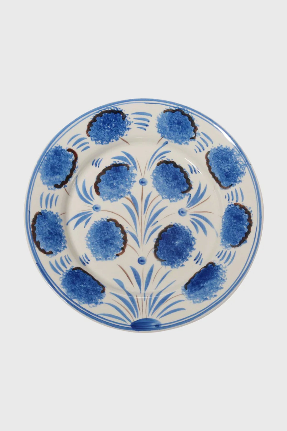 Blue Flower Dinner Plate