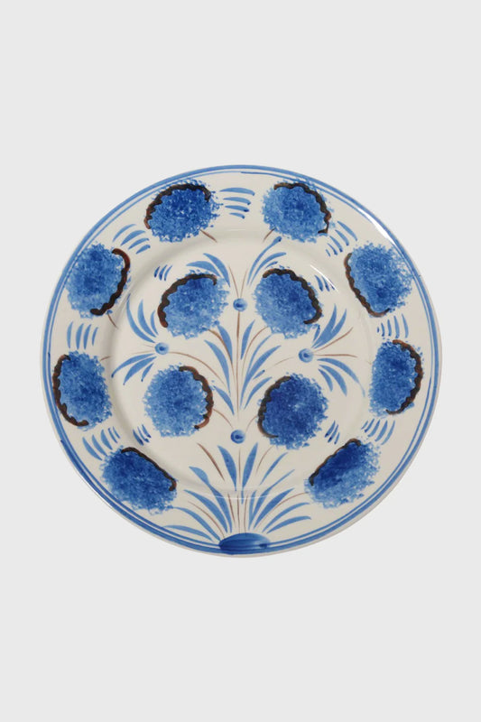 Blue Flower Dinner Plate