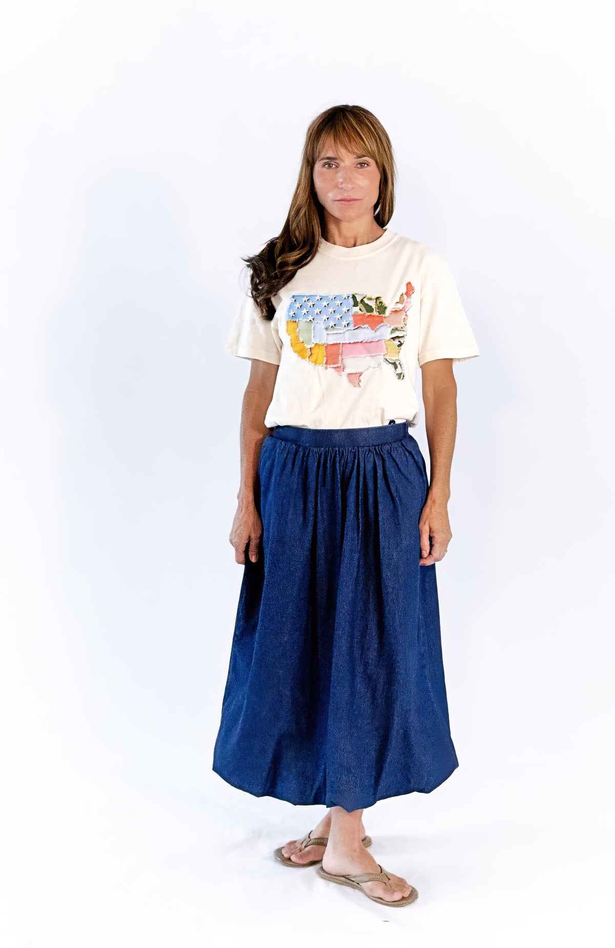 Juniper Denim Bubble Skirt