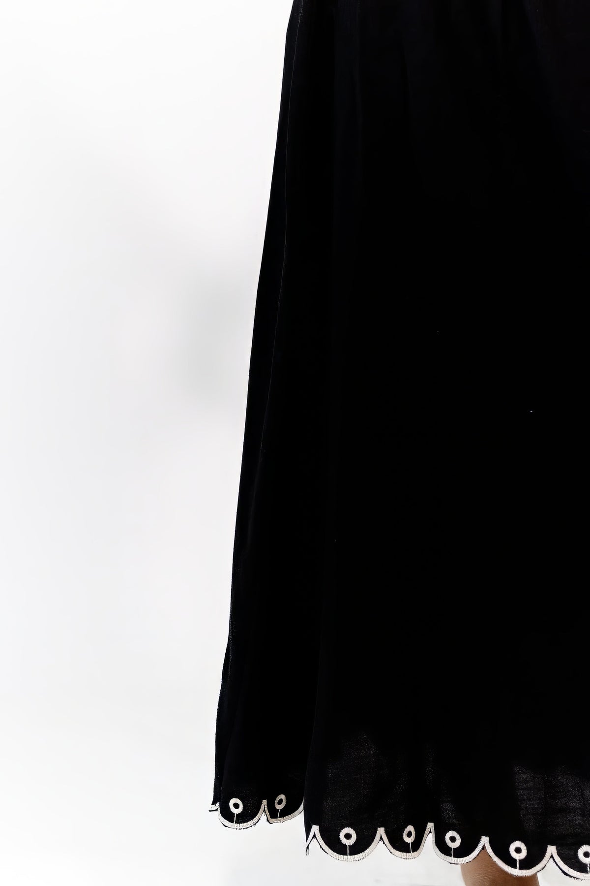 Silone Embroidered Eyelet Skirt