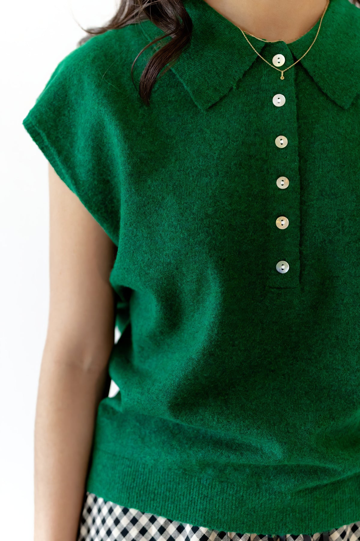 Nappa Button Up Knit