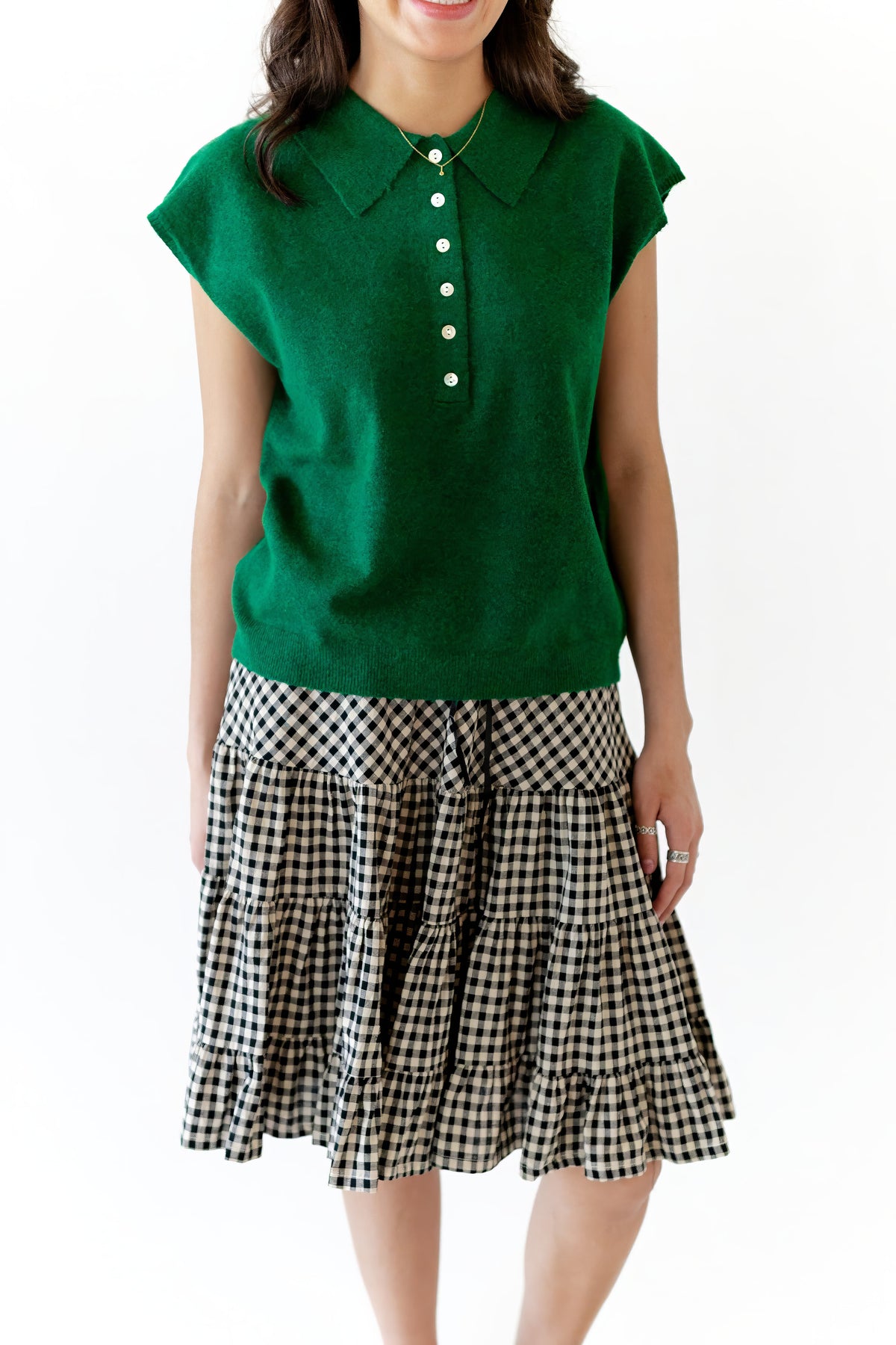 Nappa Button Up Knit
