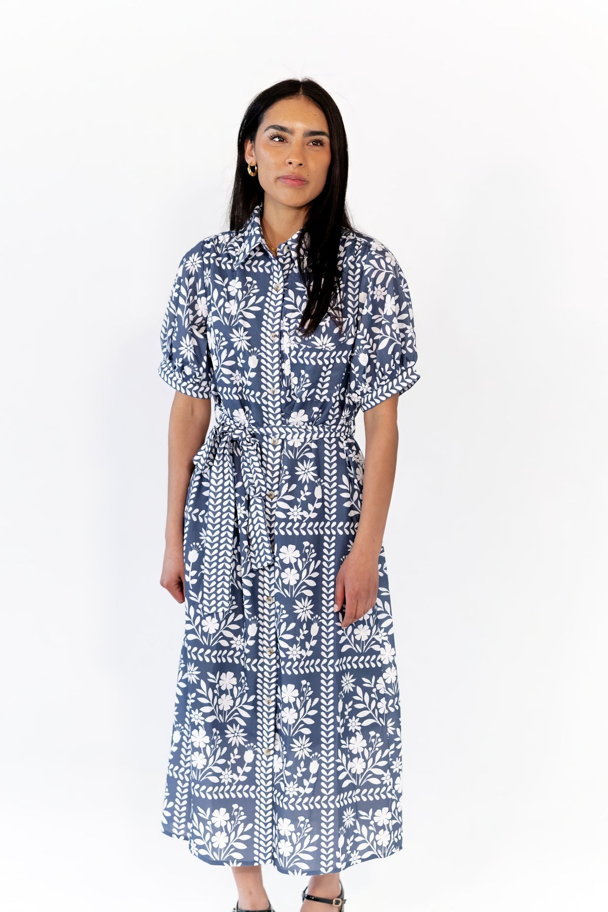 Layla Tie Waist Midi Dress