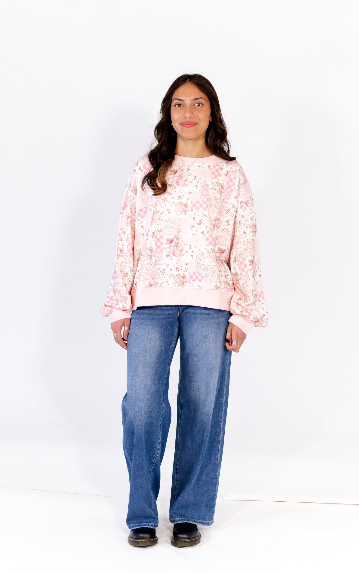 Rosie Patchwork Floral Sweatshirt