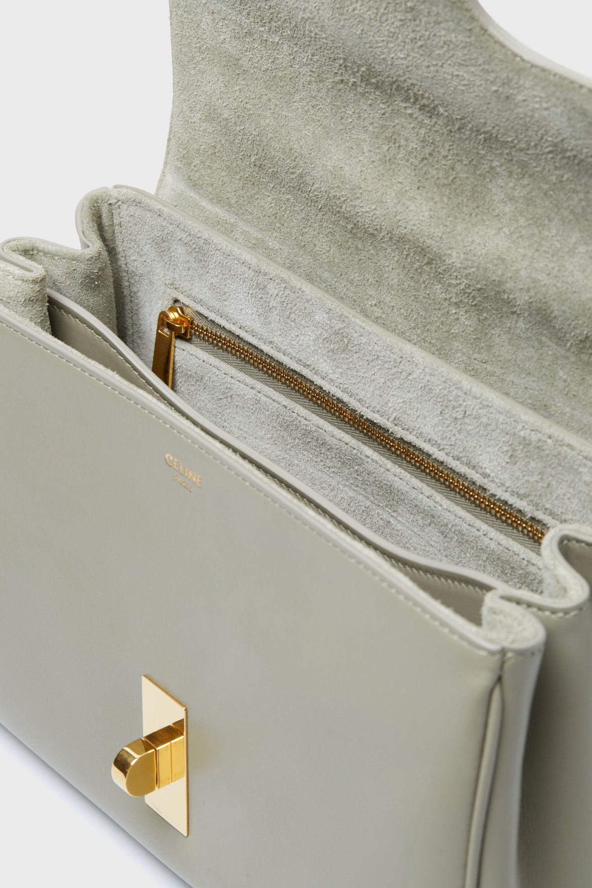 Celine Light Green Teen Soft 16 Bag
