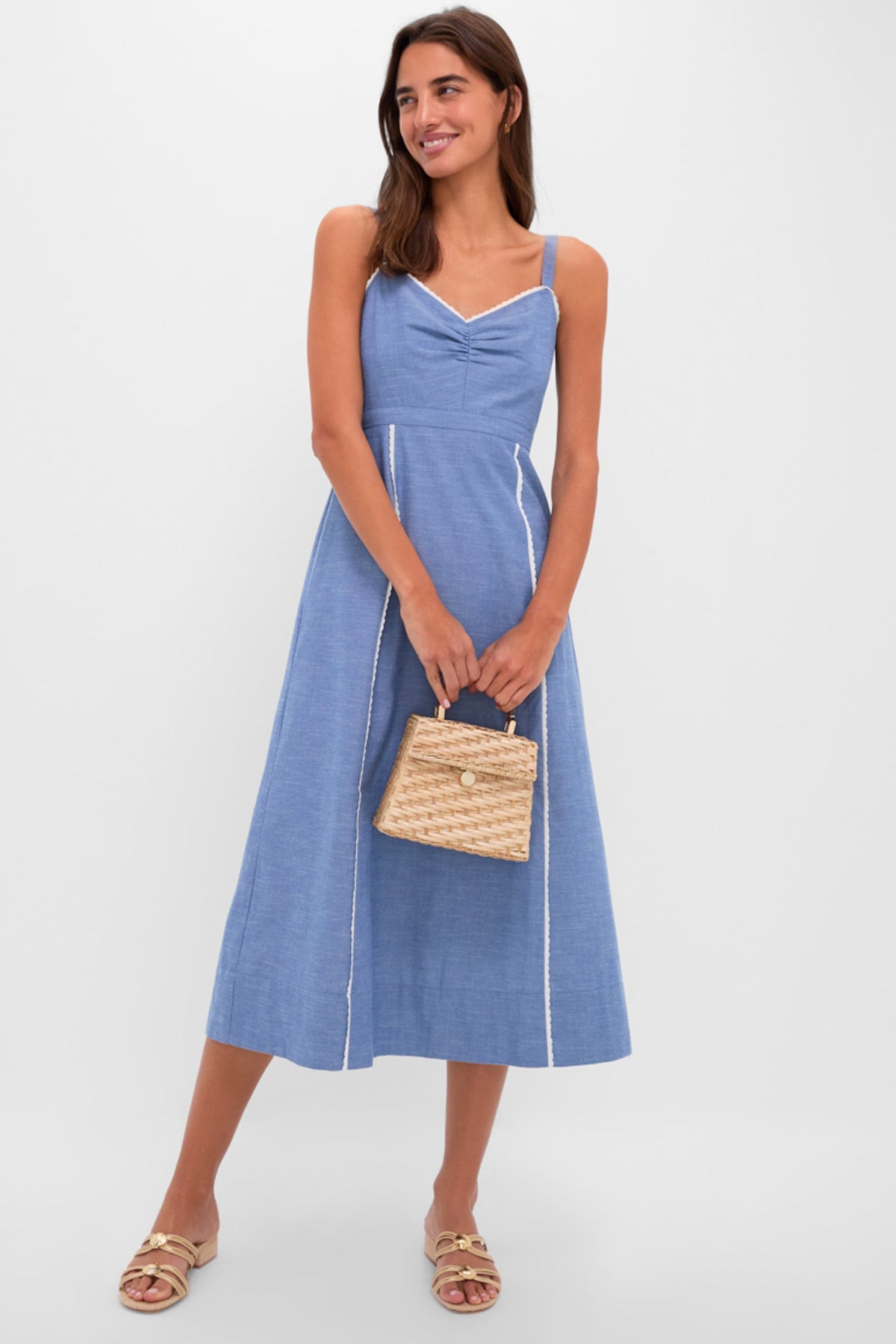 Chambray Alice Sailor Dress