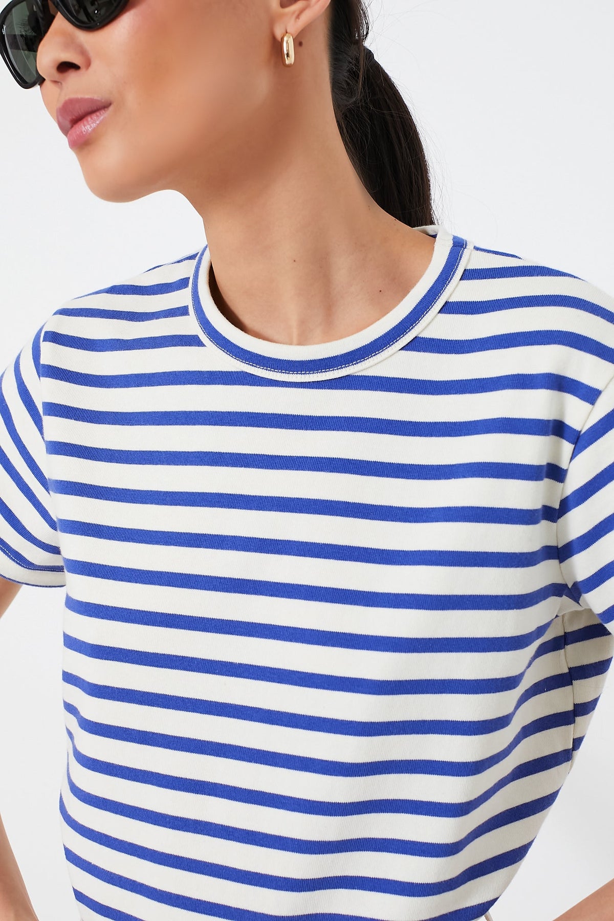 Blue Stripe Parker Classic Tee