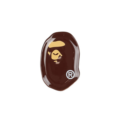 Ape Head Condiment Plate Set - Brown