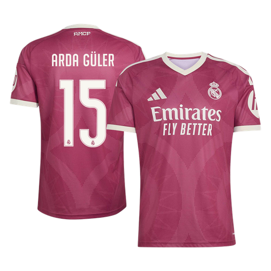 ARDA GÜLER #15 Real Madrid Third Soccer Jersey 2026/27