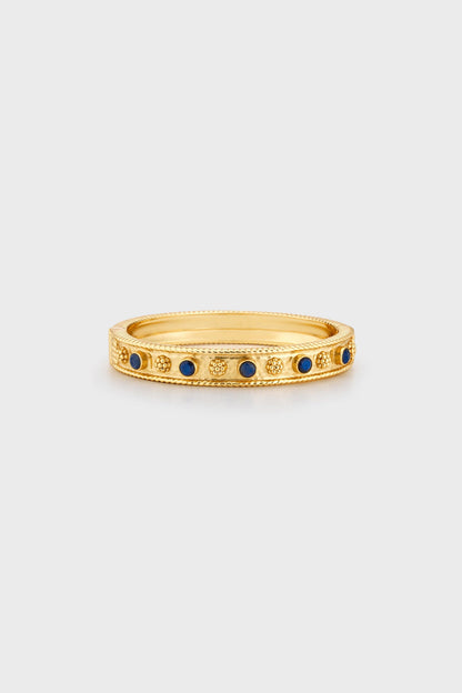 Blue Labradorite Berry Gem Classic Hinged Bangle