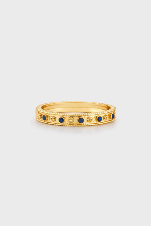 Blue Labradorite Berry Gem Classic Hinged Bangle