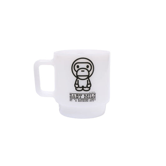 Baby Milo Stacking Milk Glass - White