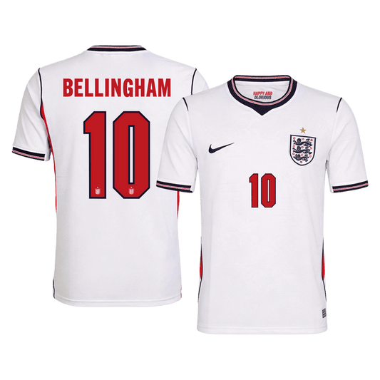 BELLINGHAM #10 England Home Soccer Jersey World Cup 2026